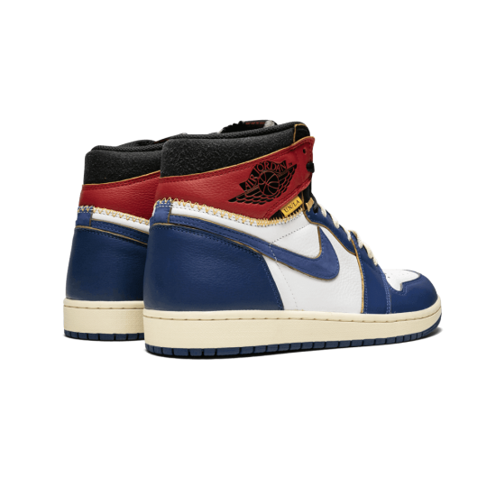 Air Jordan 1 High UN Union Storm Blue White Storm Blue Varsity Red