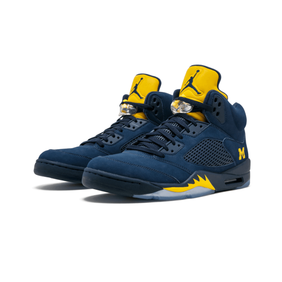 Air Jordan 5 Michigan COL Navy ARM