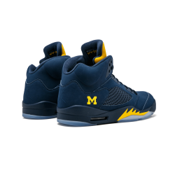 Air Jordan 5 Michigan COL Navy ARM