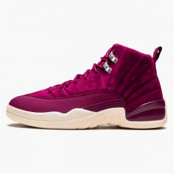 Air Jordan 12 Retro Bordeaux Mens AJ12 130690 617 BordeauxSail Metallic Silver