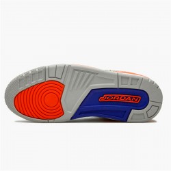 Air Jordan 3 Retro Knicks 136064 148 WhiteOld Royal University Ora AJ3