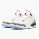 Air Jordan 3 Retro NRG Mocha Mens 923096 101 WhiteFire Red Cement Grey AJ3