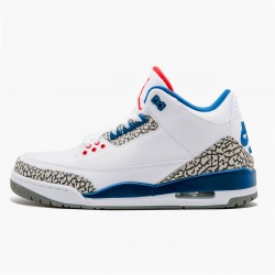 Air Jordan 3 Retro OG True Blue Mens 854262 106 WhiteFire Red True Blue AJ3