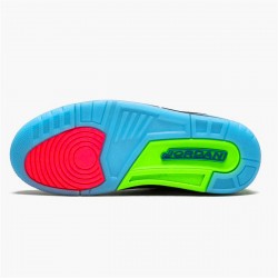 Air Jordan 3 Retro Quai54 AT9195 001 BlackBlack Electric Green AJ3