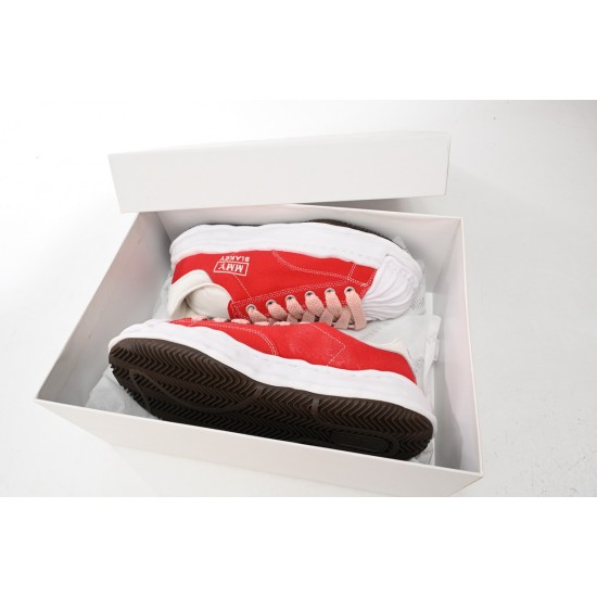 Mihara Yasuhiro NO 766 White And White Red For M/W Sports Shoes Mihara Yasuhiro NO 766 White And White Red For M/W Sports Shoes