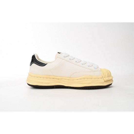 Mihara Yasuhiro NO 785 White And White Yellow Black Background For M/W Sports Shoes Mihara Yasuhiro NO 785 White And White Yellow Black Background For M/W Sports Shoes