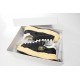 Mihara Yasuhiro NO 787 Black Gold White Tail For M/W Sports Shoes