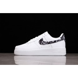 Nike Air Force 1 07 Essentials Black Paisley ——DH4406-101 Casual Shoes Unisex