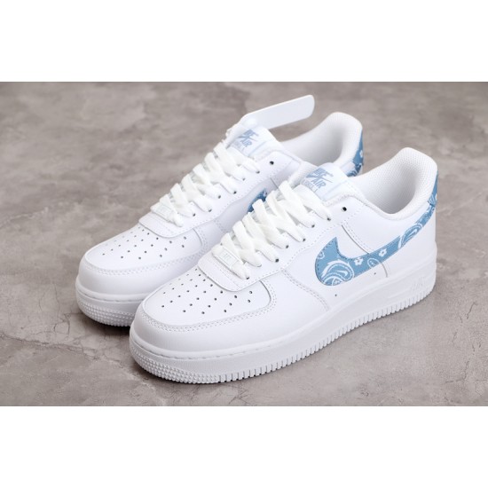 Nike Air Force 1 07 Essentials Blue Paisley ——DH4406-100 Casual Shoes Unisex