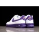 Nike Air Force 1 07 LV8 EMB White Court Purple——DB0264-100 Casual Shoes Unisex