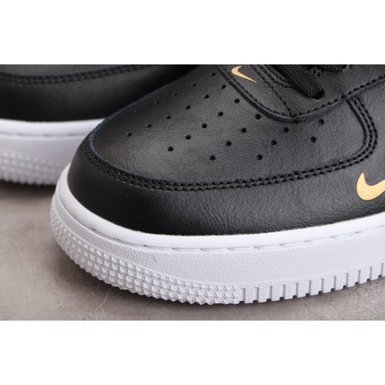 Nike Air Force 1 07 LV8 Metallic Swoosh Pack - Black ——DA8481-001 Casual Shoes Unisex