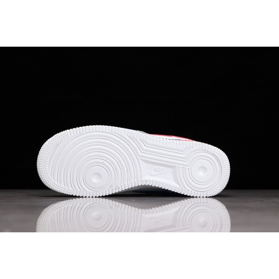 Nike Air Force 1 07 Triple White Red —— CW2288-111 Casual Shoes Unisex