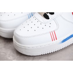 Nike Air Force 1 07 Triple White Red —— CW2288-111 Casual Shoes Unisex