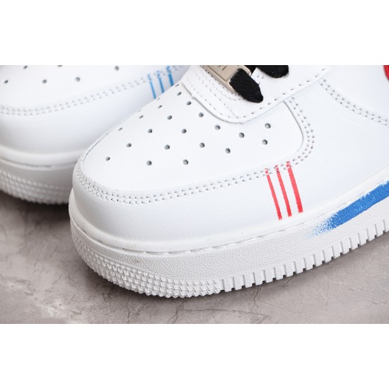 Nike Air Force 1 07 Triple White Red —— CW2288-111 Casual Shoes Unisex