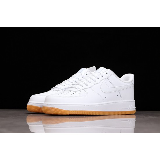 Nike Air Force 1 07 White Gum Light Brown —— DJ2739-100 Casual Shoes Unisex