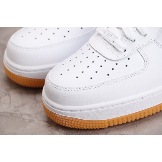 Nike Air Force 1 07 White Gum Light Brown —— DJ2739-100 Casual Shoes Unisex