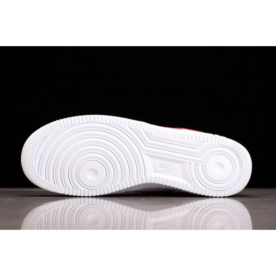 Nike Air Force 1 07 White Noble Red——315115-154 Casual Shoes Unisex