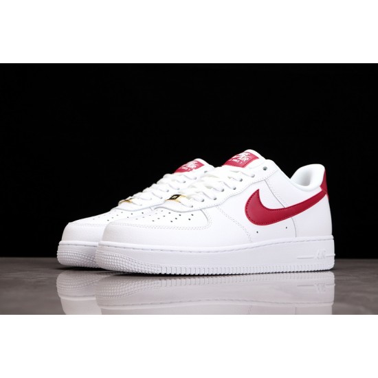 Nike Air Force 1 07 White Noble Red——315115-154 Casual Shoes Unisex