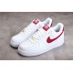 Nike Air Force 1 07 White Noble Red——315115-154 Casual Shoes Unisex