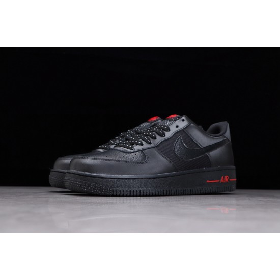 Nike Air Force 1 Black Red —— DO6389-001 Casual Shoes Unisex