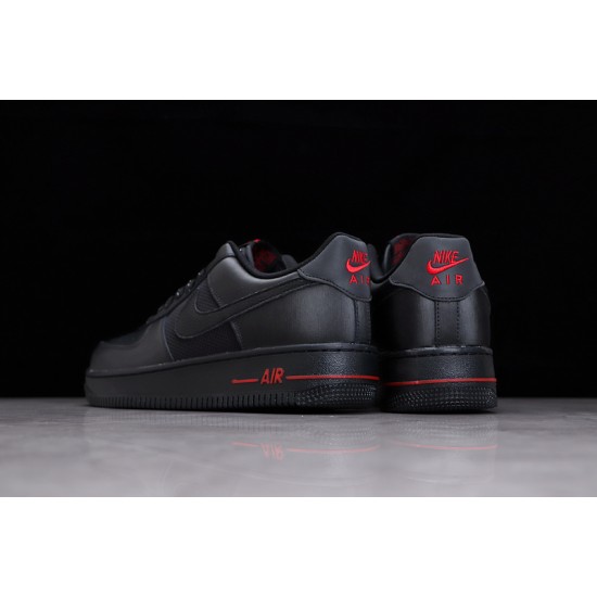 Nike Air Force 1 Black Red —— DO6389-001 Casual Shoes Unisex