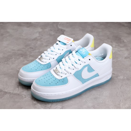 Nike Air Force 1 Blue White Yellow —— AA7687-400 Casual Shoes Unisex
