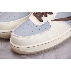 Nike Air Force 1 Brown Blue White —— BQ5826-208 Casual Shoes Unisex