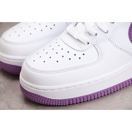 Nike Air Force 1 High White Dark Orchid --334031-112 Casual Shoes Unisex