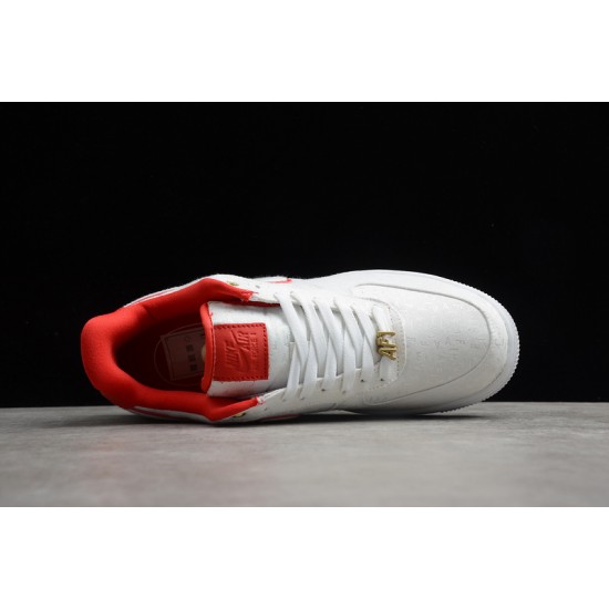 Nike Air Force 1 Low Red --898889-101 Casual Shoes Unisex