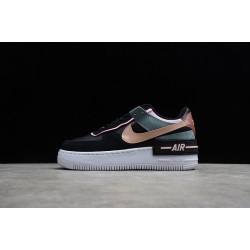 Nike Air Force 1 Low Shadow Black Light Arctic Pink --CU5315-001 Casual Shoes Women