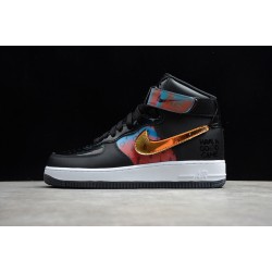 Nike Air Force 1 Mid Black Blue --DC0831-101 Casual Shoes Unisex