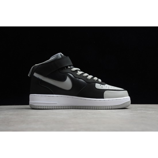 Nike Air Force 1 Mid Black Gray --BQ6819-008 Casual Shoes Unisex