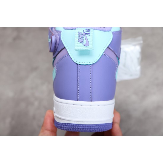Nike Air Force 1 Mid Blue Purple --CV3039-107 Casual Shoes Unisex