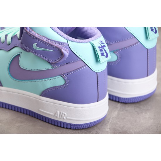 Nike Air Force 1 Mid Blue Purple --CV3039-107 Casual Shoes Unisex