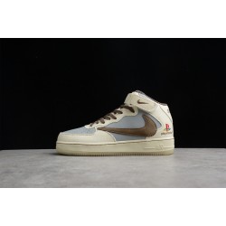 Nike Air Force 1 Mid Brown --BQ5828-202 Casual Shoes Unisex