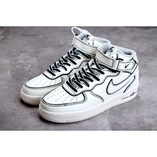 Nike Air Force 1 Mid Grey White --AQ2898-008 Casual Shoes Unisex