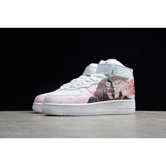 Nike Air Force 1 Mid Pink --AQ8020-601 Casual Shoes Women