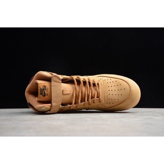 Nike Air Force 1 Mid Yellow --CJ9178-200 Casual Shoes Unisex