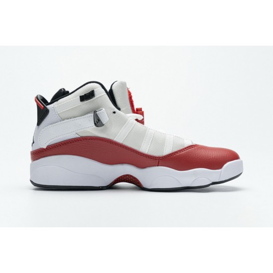 Jordan 6 Rings BG Basketball Shoes White Red Lifestyle
