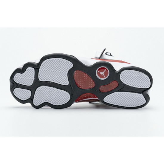 Jordan 6 Rings BG Basketball Shoes White Red Lifestyle