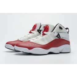 Jordan 6 Rings BG Basketball Shoes White Red Lifestyle
