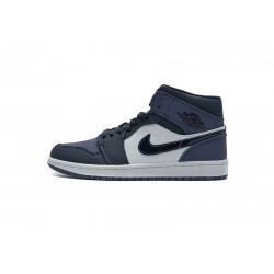 Air Jordan 1 Mid Black Purple