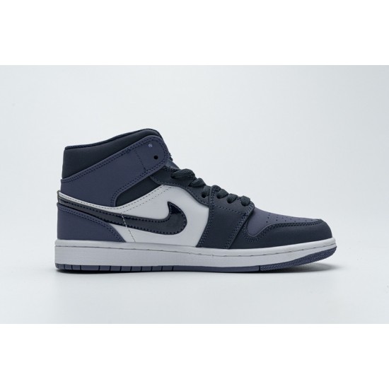 Air Jordan 1 Mid Black Purple