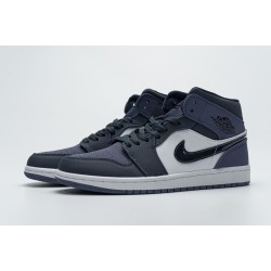 Air Jordan 1 Mid Black Purple