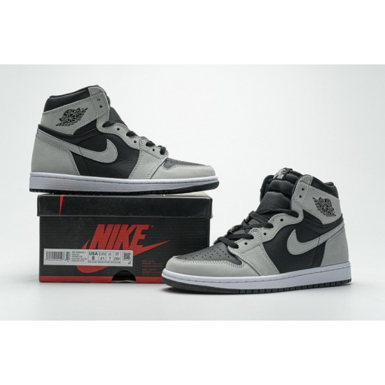 Air Jordan 1 Shadow 2.0 Black Light Smoke Grey