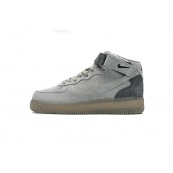 Reigning Champ  x Nike Air Force 1 Mid Suede Light Grey