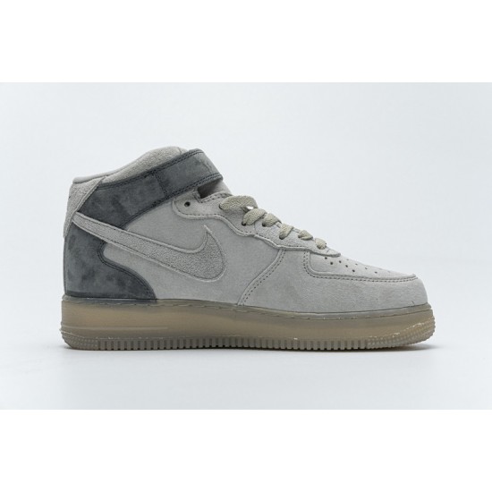 Reigning Champ  x Nike Air Force 1 Mid Suede Light Grey