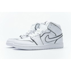 Air Jordan 1 Mid Iridescent Outline