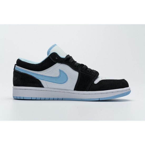 Air Jordan 1 Low White Black Jade