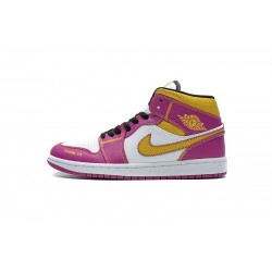 Air Jordan 1 Mid Familia Light Fusion Red Purple